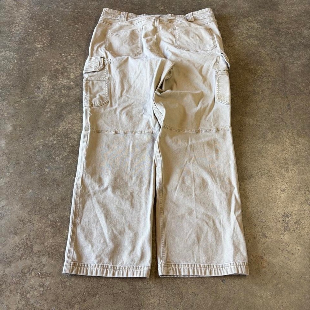 2000s double knee canvas pants